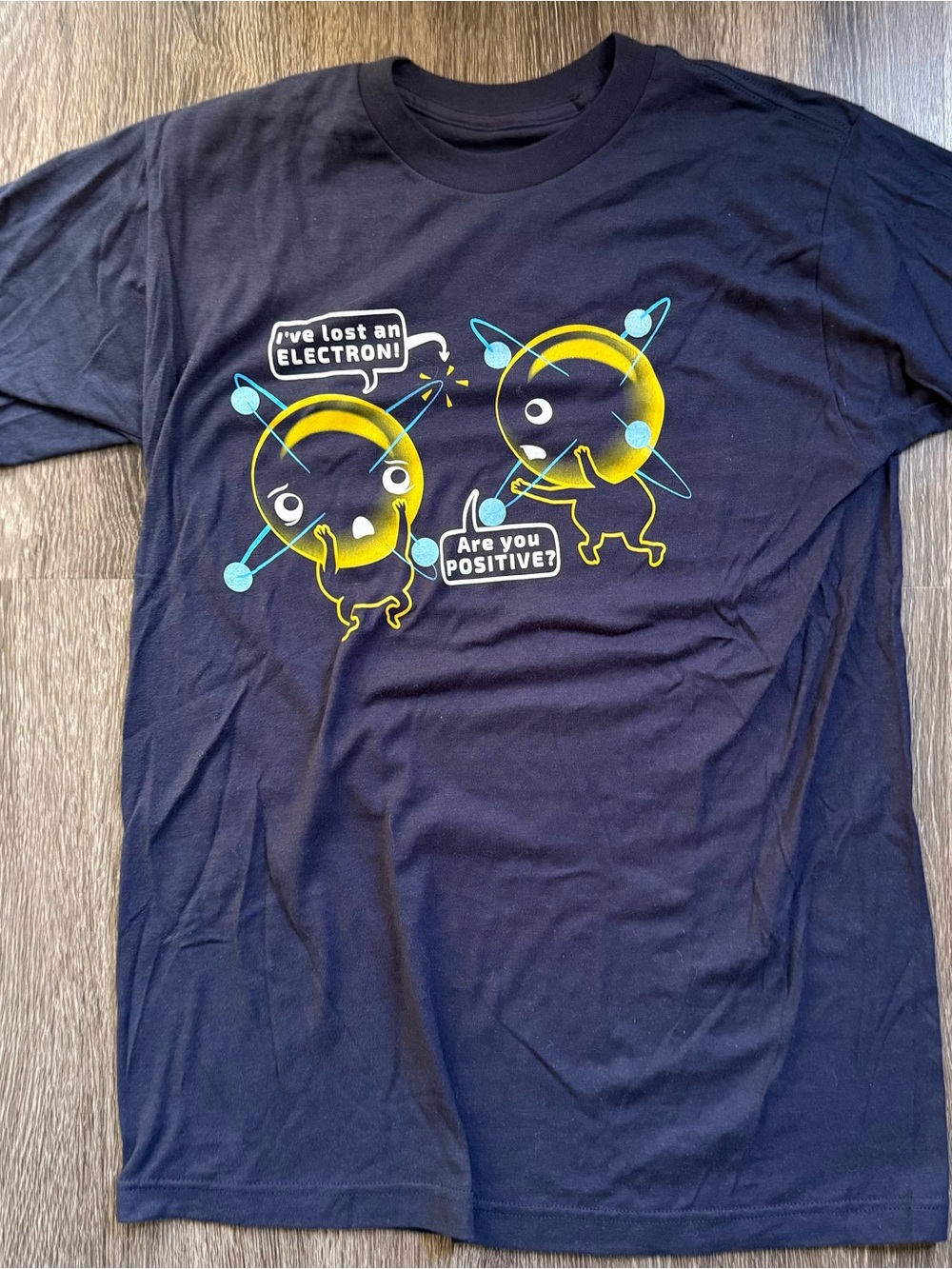 Ann Arbor T-Shirt Company | Navy Crewneck Tee I've Lost an Electron!